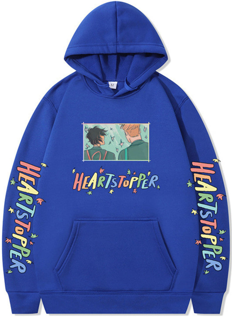 Nick and Charlie hoodie heartstopper loose hoodie sweatshirt