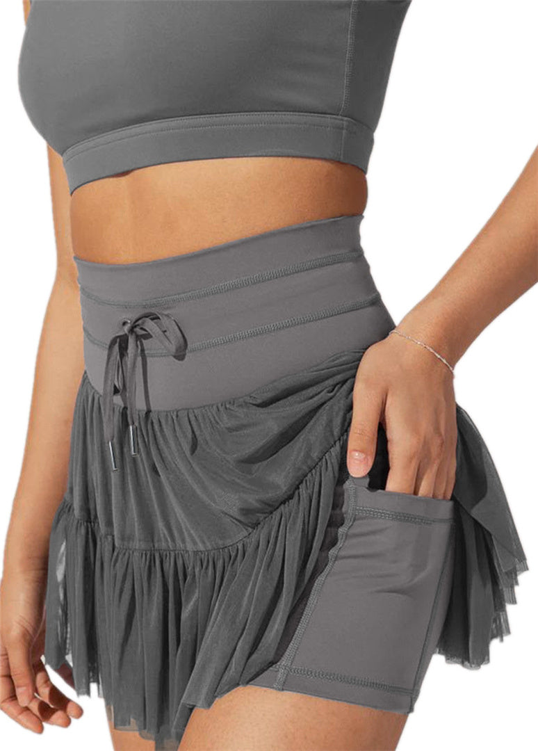 Women's Tennis Skirt with Shorts Golf Skort  High Waist Athletic Mini School sports pleated Skirt