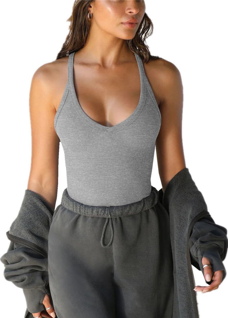 Y2K New Knitted vest Women's Sexy Slim Fit BM Top Shirt