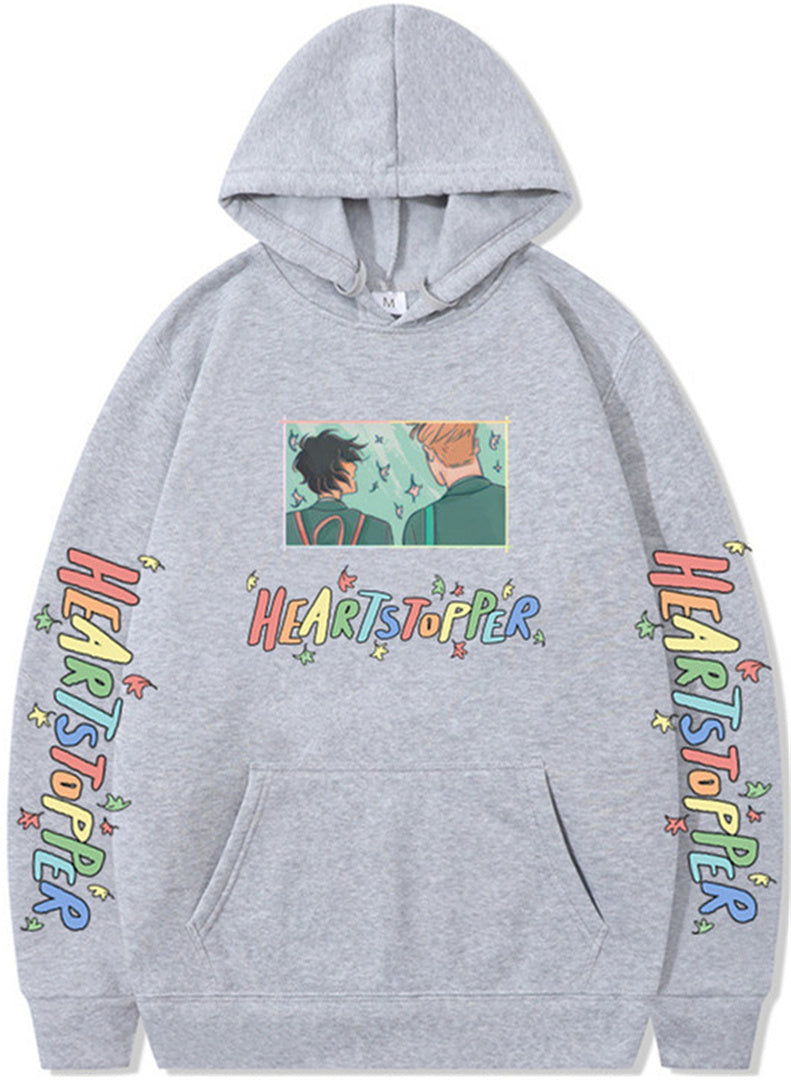 Nick and Charlie hoodie heartstopper loose hoodie sweatshirt