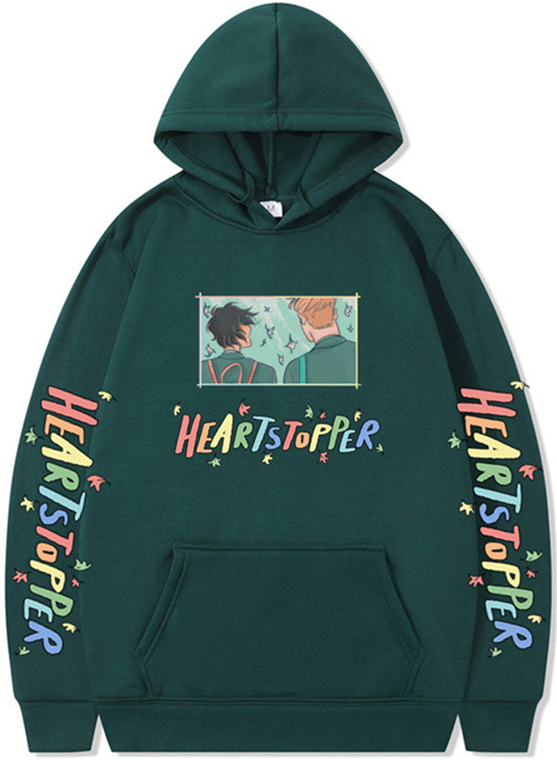 Nick and Charlie hoodie heartstopper loose hoodie sweatshirt