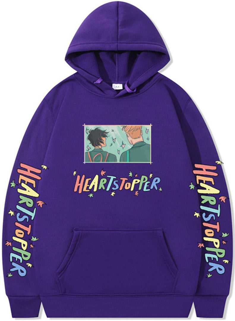 Nick and Charlie hoodie heartstopper loose hoodie sweatshirt